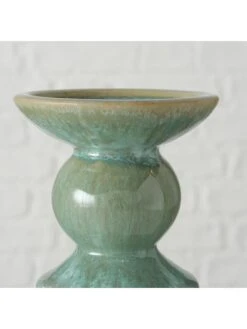 Kaarsenhouder "Peruya" Groen - (H)24 Cm -Boltze boltze kaarsenhouder peruya groen h 24 cm 1