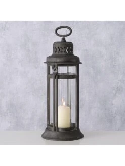 Lantaarn "Tubo" Zwart - (H)41 X Ø 15 Cm -Boltze boltze lantaarn tubo zwart h 41 x o 15 cm 1