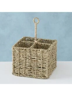 Mand "Elstra" Lichtbruin - (B)18 X (H)26,5 X (D)18 Cm -Boltze boltze mand elstra lichtbruin b 18 x h 26 5 x d 18 cm 2