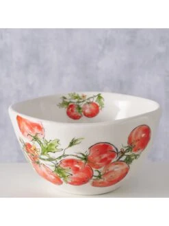 Mueslischaal "Tomaty" Wit/rood - 500 Ml -Boltze boltze mueslischaal tomaty wit rood 500 ml 2