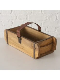 Opbergkist "Rygge" Lichtbruin - (B)32 X (H)10 X (D)15 Cm -Boltze boltze opbergkist rygge lichtbruin b 32 x h 10 x d 15 cm 2