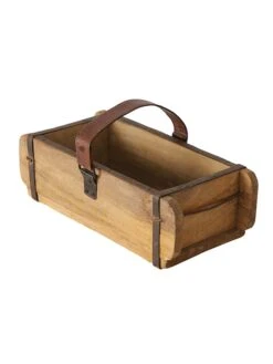 Opbergkist "Rygge" Lichtbruin - (B)32 X (H)10 X (D)15 Cm