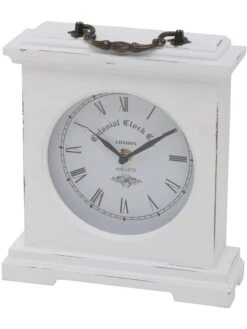 Tafelklok Betty" Wit - (L)24 X (B)21 Cm