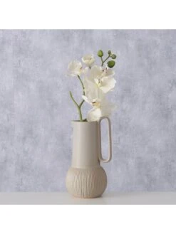Vaas "Bromery" Beige - (H)22 Cm -Boltze boltze vaas bromery beige h 22 cm 3
