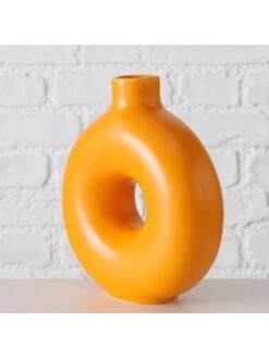 Vaas "Lanyo" Oranje - (H)20 Cm -Boltze boltze vaas lanyo oranje h 20 cm 2