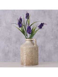 Vaas "Michygan" Beige - (B)13 X (H)19 Cm -Boltze boltze vaas michygan beige b 13 x h 19 cm 3