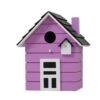 Vogelhuis Paars - (B)17 X (H)20 Cm -Boltze boltze vogelhuis paars b 17 x h 20 cm