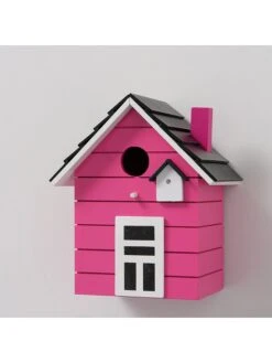 Boltze -Boltze boltze vogelhuisje roze b 17 x h 20 x d 12 cm 1
