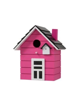Boltze 17 Vogelhuisje Roze - (B)17 X (H)20 X (D)12 Cm
