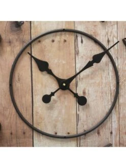 Wandklok "Mauri" Naturel - Ø 70 Cm -Boltze boltze wandklok mauri naturel o 70 cm 1