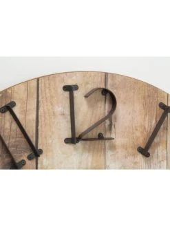 Wandklok "Mauri" Naturel - Ø 70 Cm -Boltze boltze wandklok mauri naturel o 70 cm 2