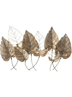 Wandobject "Herbo" Goudkleurig - (L)115 X (B)75 Cm