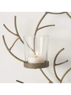 Wandobject "Ralia" Lichtbruin - (B)48 X (H)55 Cm -Boltze boltze wandobject ralia lichtbruin b 48 x h 55 cm 3